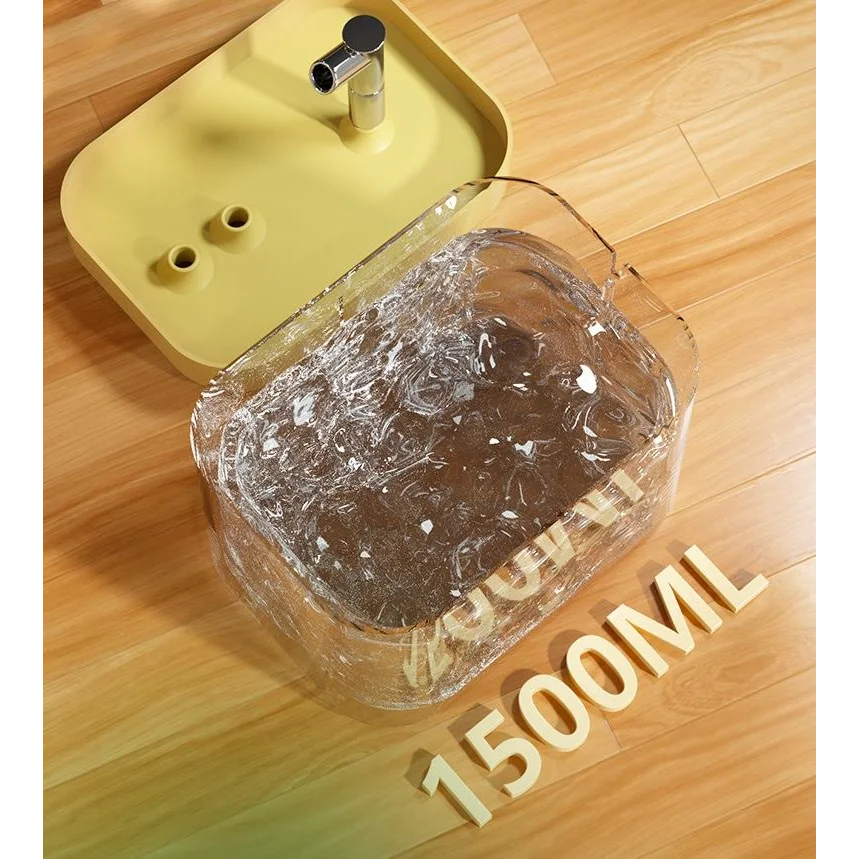 White Wireless Sensor Pet Water Fountain - 1.5L Automatic