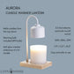 White & Wood Arched Lamp - Home & Garden > Lighting > Table