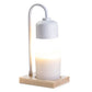 White & Wood Arched Lamp - Home & Garden > Lighting > Table