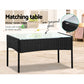 Wicker Outdoor Set 4pc Black furniture 974