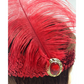 WIDE FLAPPER HEADBAND Feather Sequin Costume Gatsby