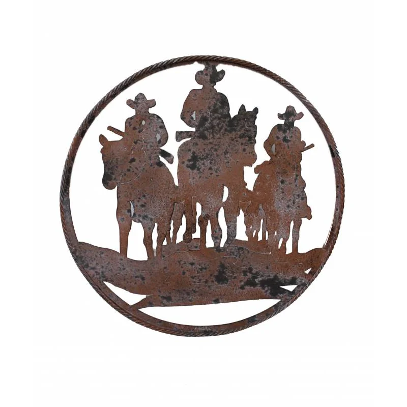 Wild West Metal Wall Art 60cm - Home & Garden > Wall Art >