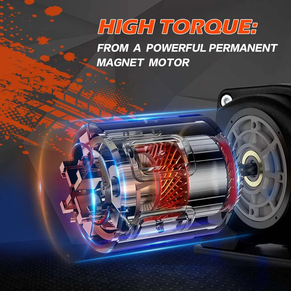 Winch 12V 4500LB Boat Trailer ATV Steel Cable with 5.5M X