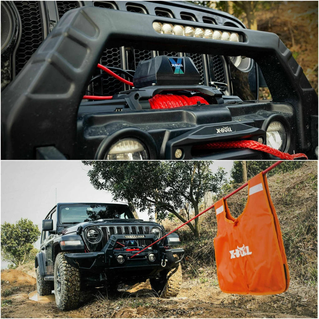 Winch 12V Synthetic Rope Wireless 14500LBS Remote 4X4 4WD