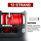 Winch 3000LBS 12V Synthetic Rope Wireless Remote for ATV