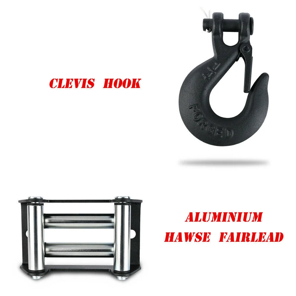 Winch 3000LBS/1360KG Wireless 12V Steel Cable ATV 4WD Boat