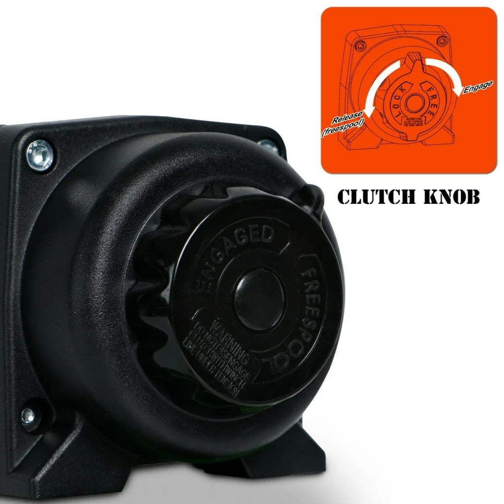 Winch 4500LBS/2041KG Steel Cable Wireless Remote Boat ATV