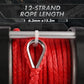 Winch 5000LBS 12V Synthetic Rope 15.2M Wireless ATV UTV 4WD