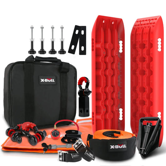 Winch Recovery Kit with Gen 2.0 Recovery Tracks Boards