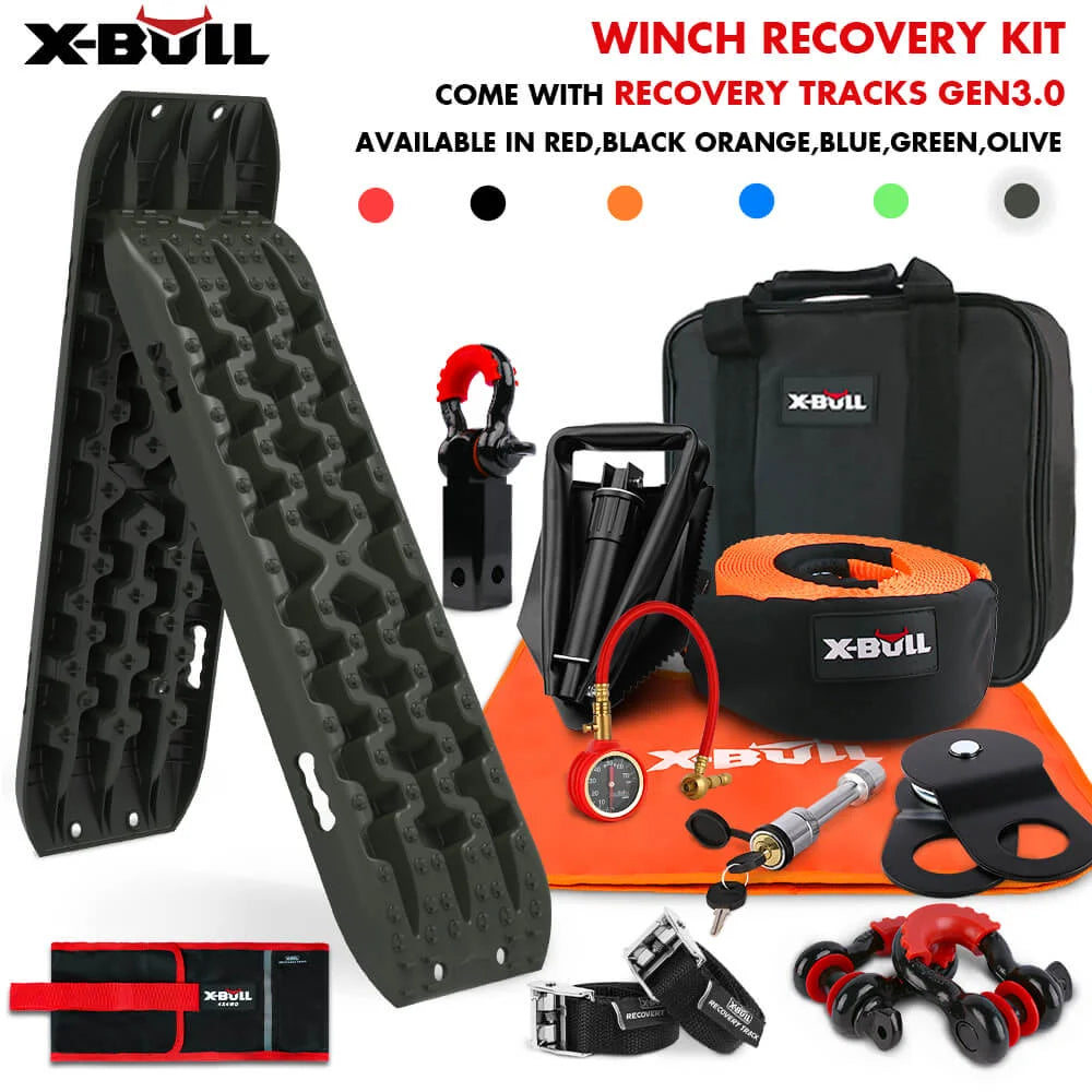 Winch Recovery Kit with Gen 3.0 Recovery Tracks Boards