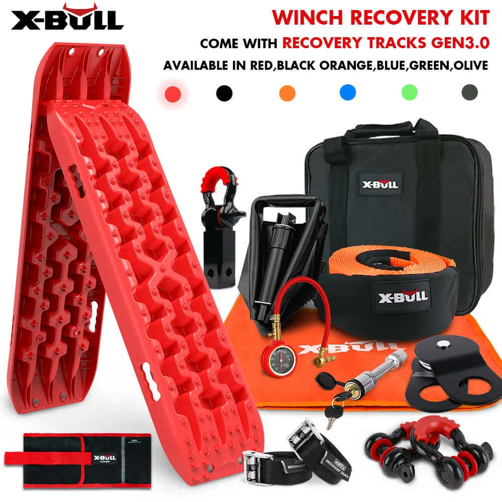 Winch Recovery Kit with Gen 3.0 Recovery Tracks Boards