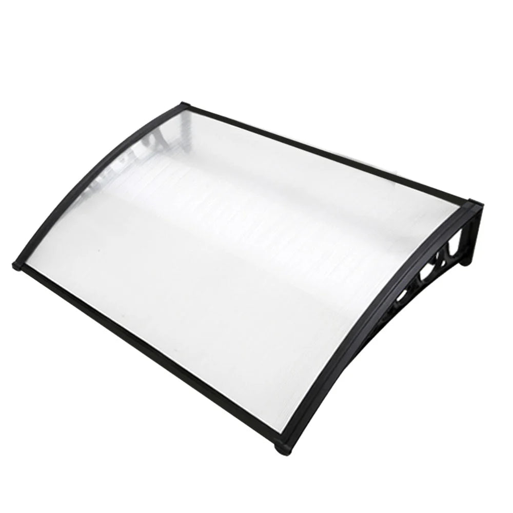 Window/Door Awning 1×1.2m Canopy Rain Cover Sun Shield