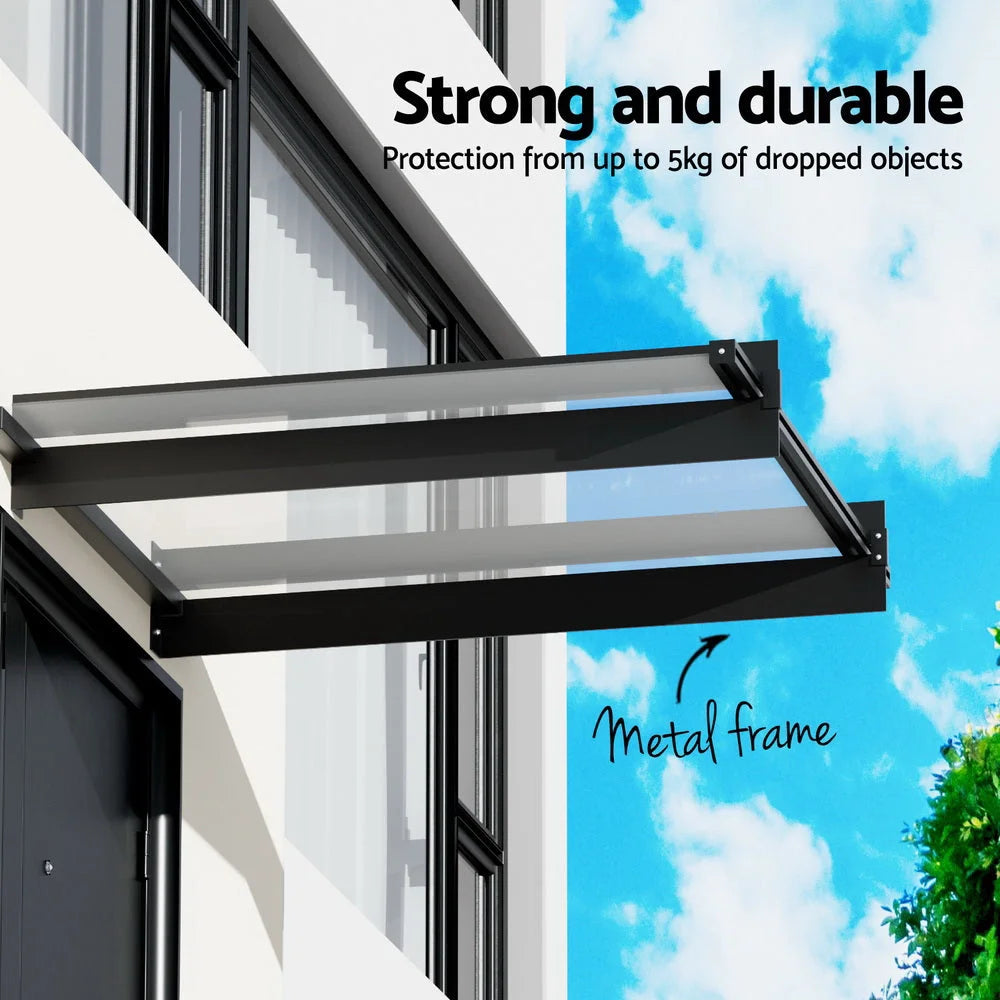 Window Door Awning Canopy 1mx1m Flat Transparent Sheet