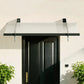 Window Door Awning Canopy 1mx1m Flat Transparent Sheet