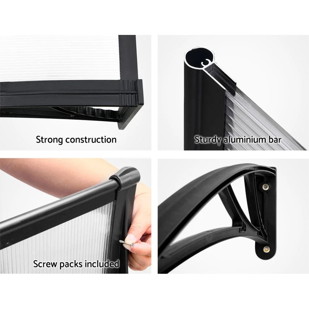 Window Door Awning Canopy Patio UV Sun Shield 1mx4m - DIY