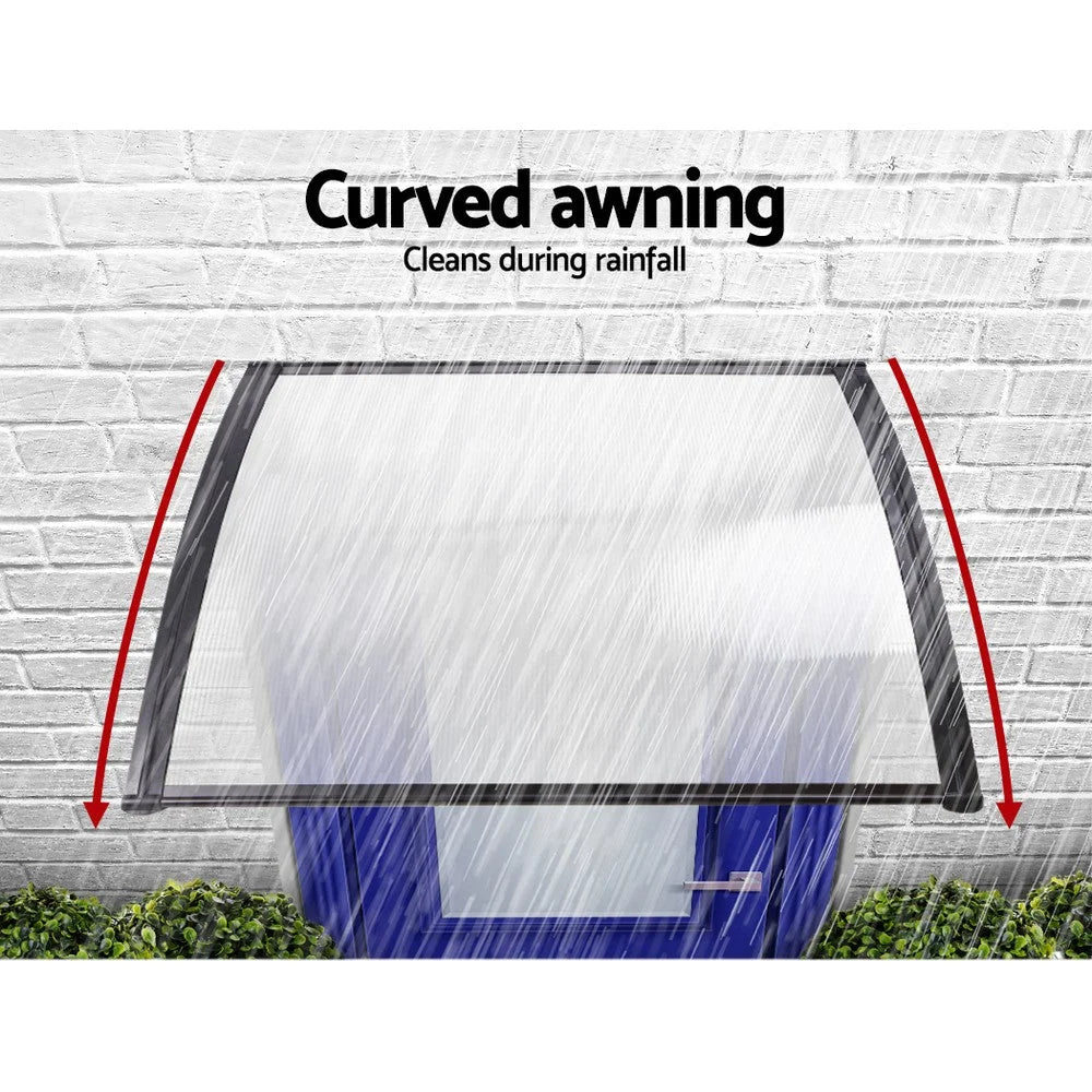 Window Door Awning Patio UV Sun Shield Transparent 1mx4m