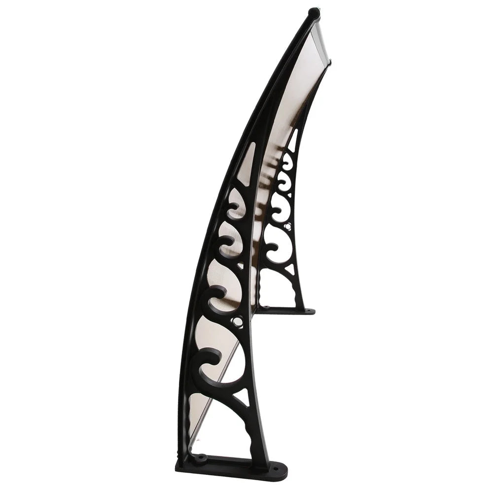 Window Door Awning Shade 1x2m Brown DIY - Shading