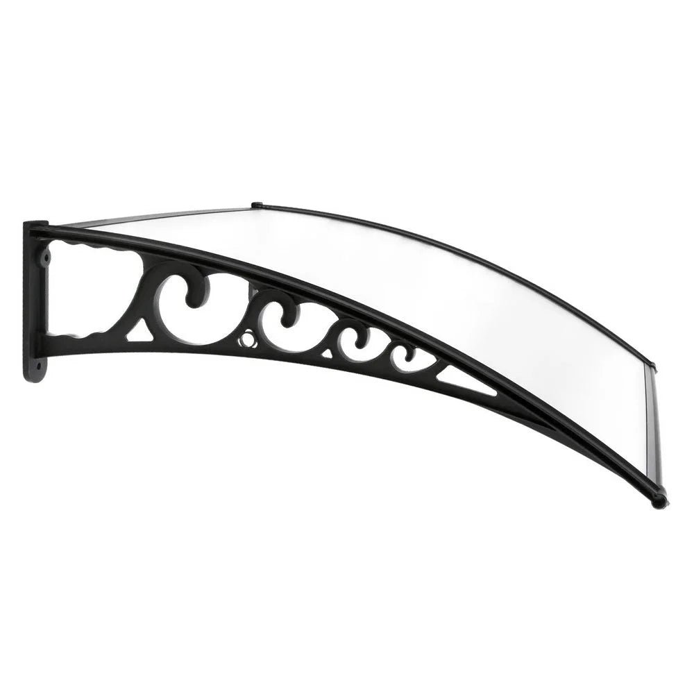 Window Door Awning Shade 1x2m Transparent DIY - Shading