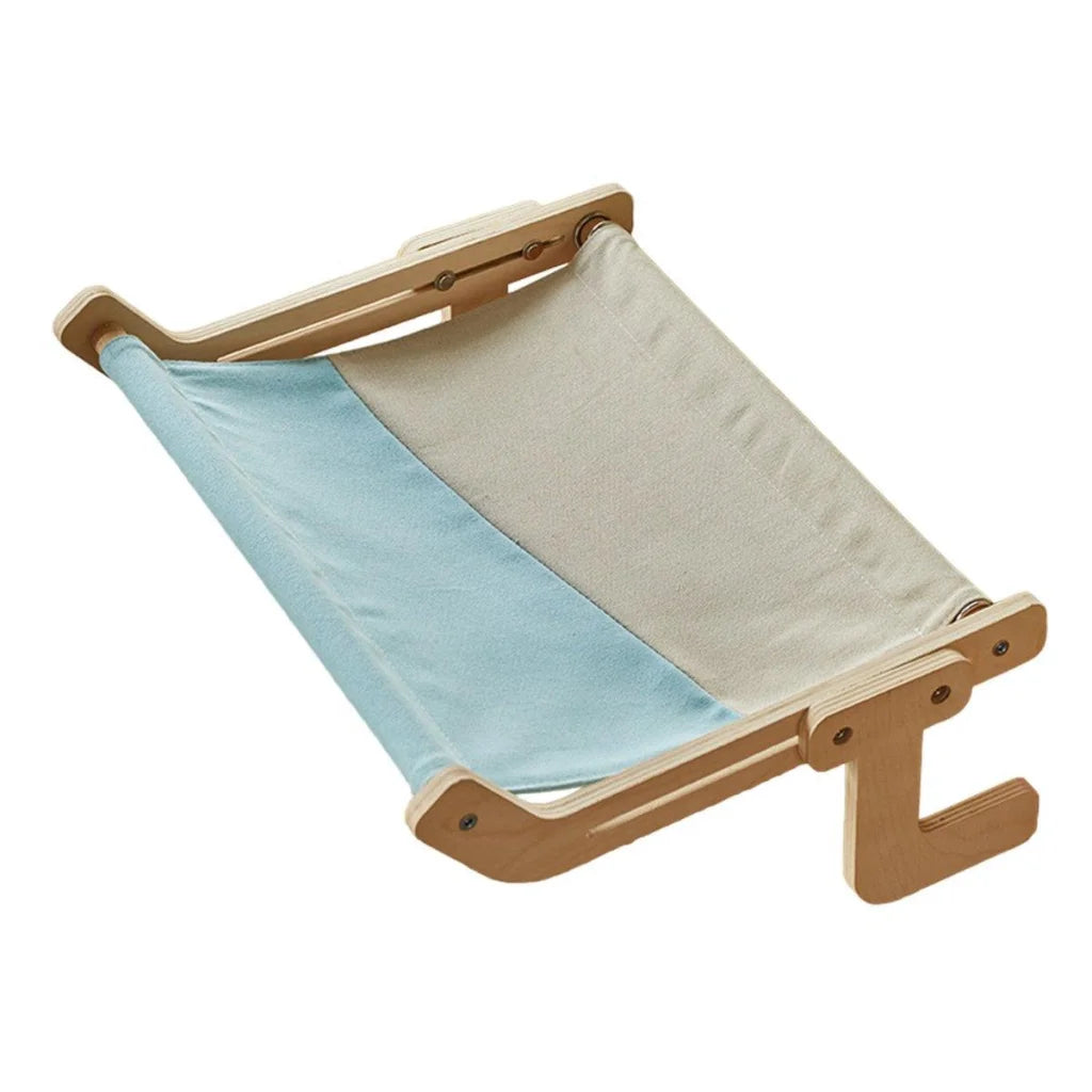 Window Hanging Cat Hammock Solid Wood Sun Bed Nest for All