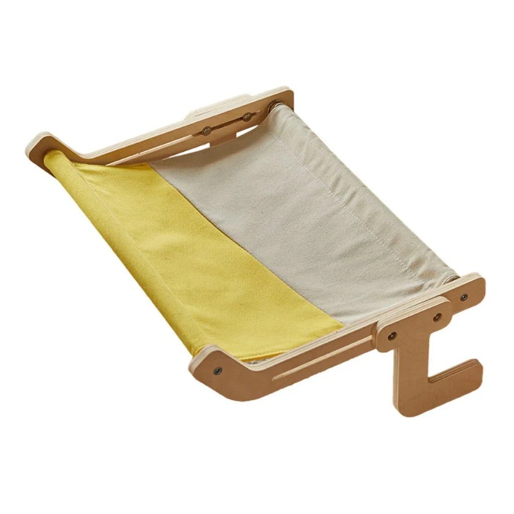 Window Hanging Cat Hammock Solid Wood Sun Bed Nest for All