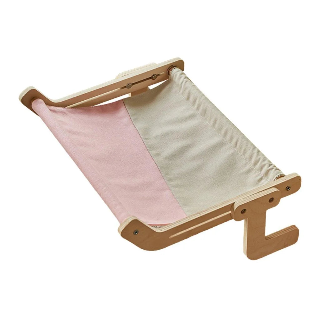 Window Hanging Cat Hammock Solid Wood Sun Bed Nest for All