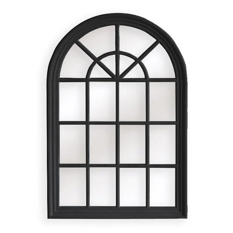 Window Style Mirror - Black Arch 100 CM x 150 CM - Home &