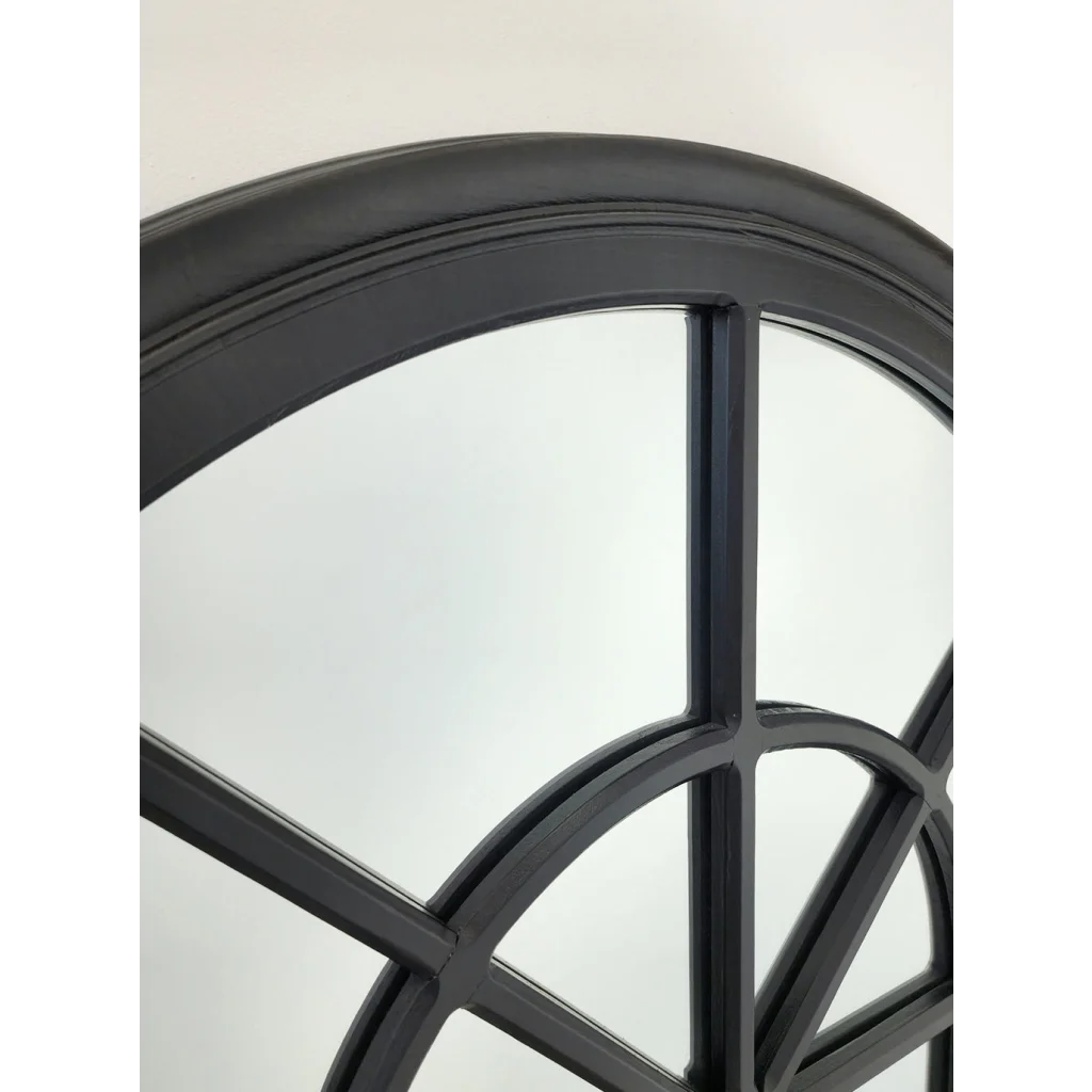Window Style Mirror - Black Arch 100 CM x 150 CM - Home &