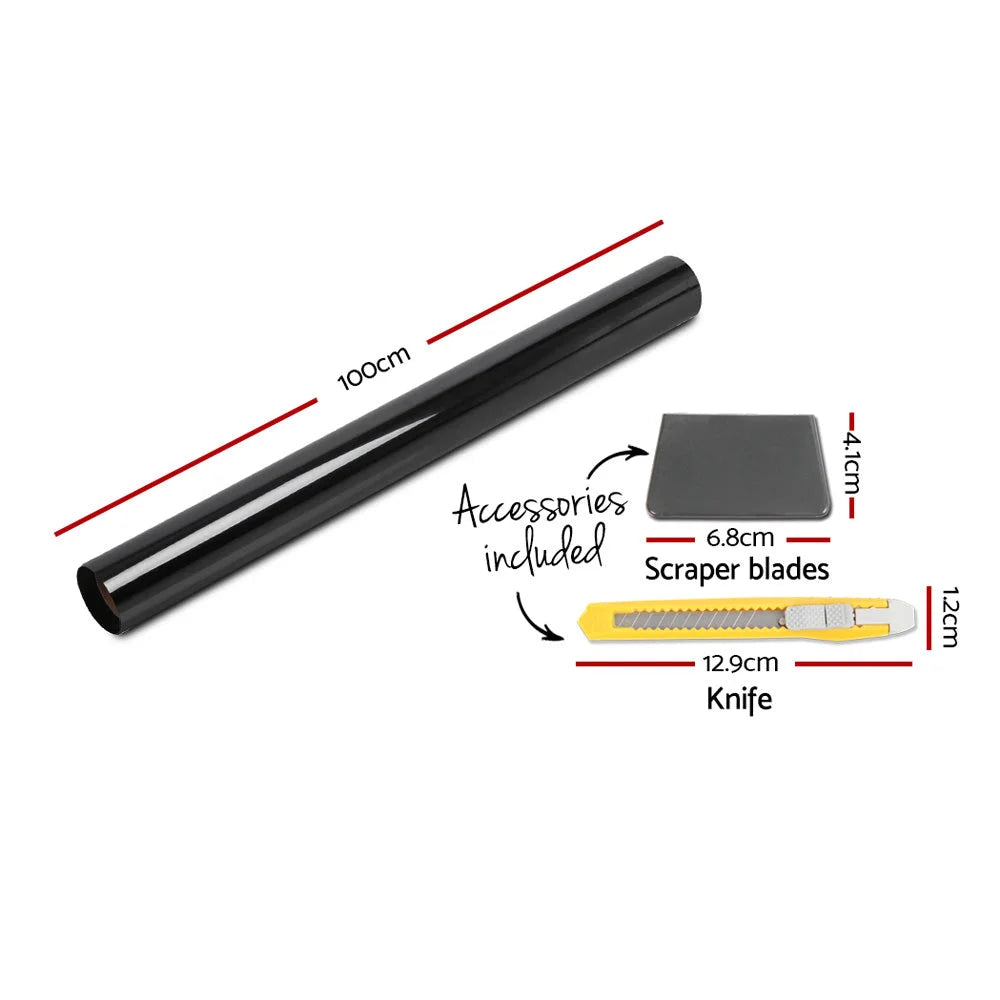 Window Tint Film 100×30m Black VLT 15%