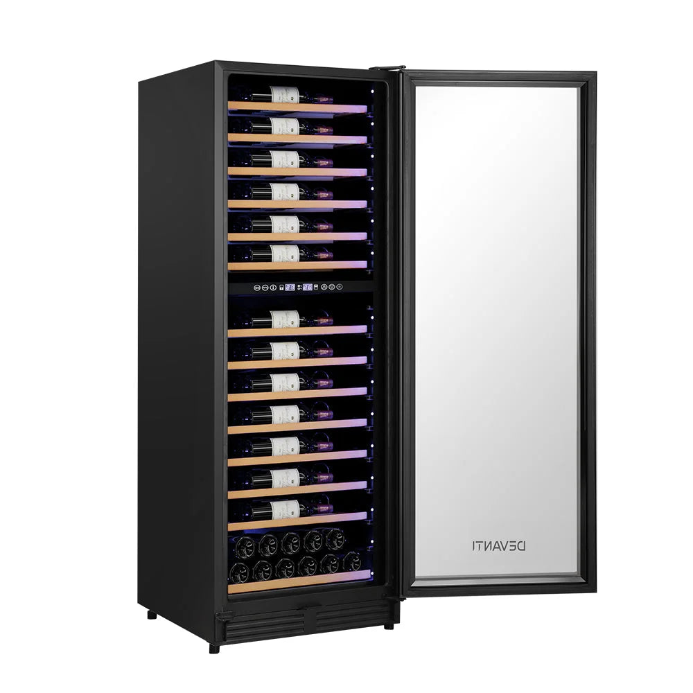 Wine Cooler Fridge Dual Zone - 128 Bottles