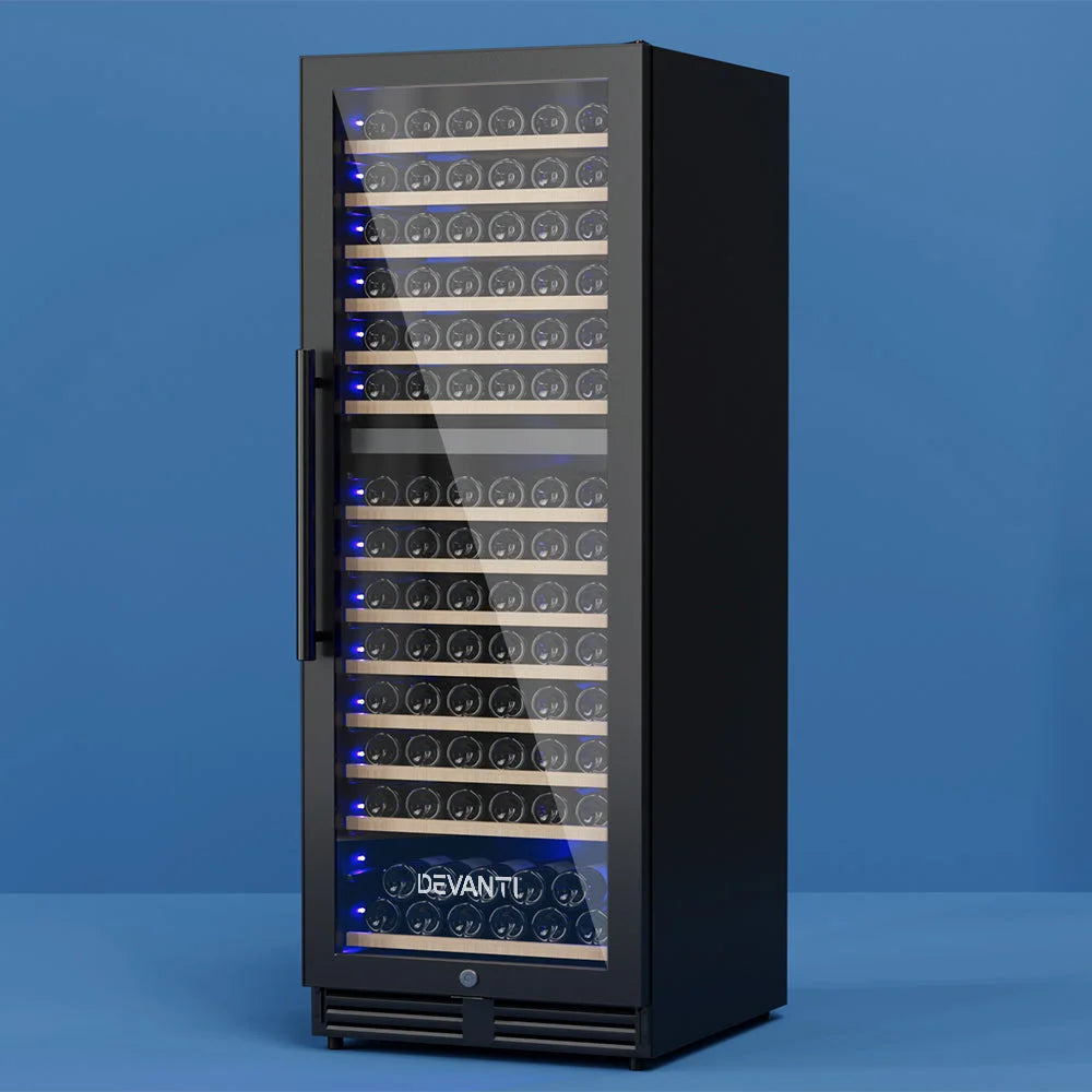 Wine Cooler Fridge Dual Zone 154 Bottles