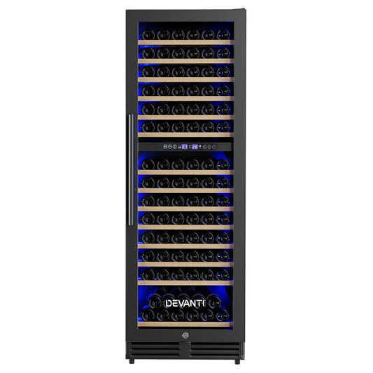 Wine Cooler Fridge Dual Zone 154 Bottles