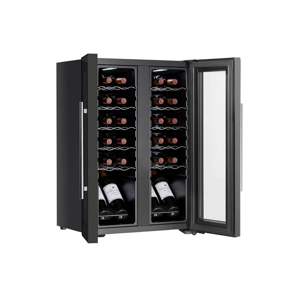 Wine Cooler Fridge Dual Zone - 24 Bottles
