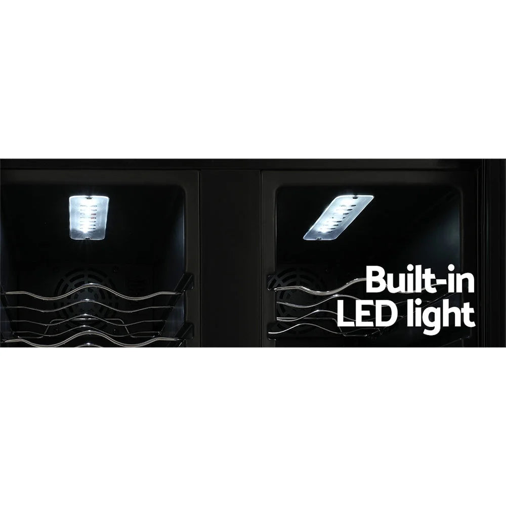 Wine Cooler Fridge Dual Zone - 24 Bottles