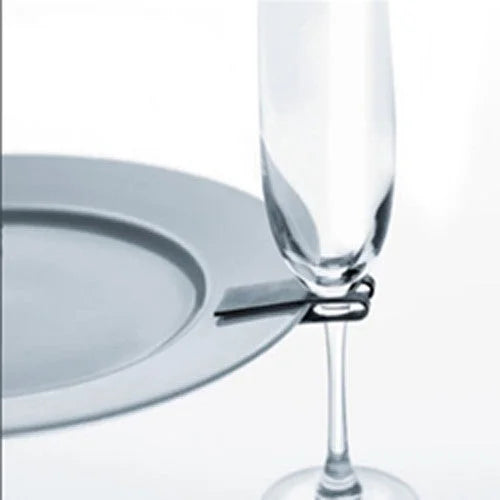 Wine Glass Holder Plate Clip 10 Pack - Stand-Up Function