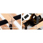 Timber wine rack bottle with adjustable supports and fitted brackets