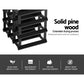 Wine Rack for 12 Bottles black 798