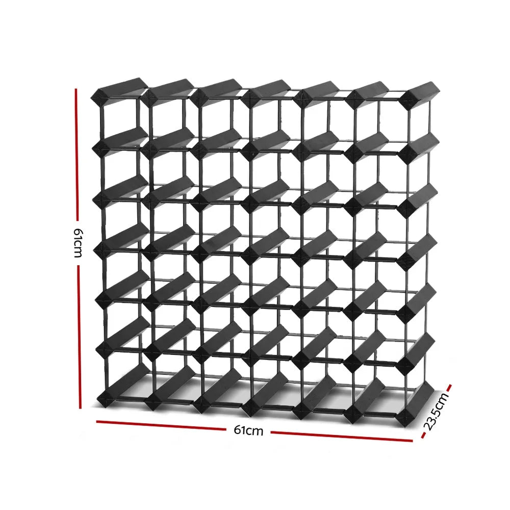 Wine Rack for 42 Bottles - Black