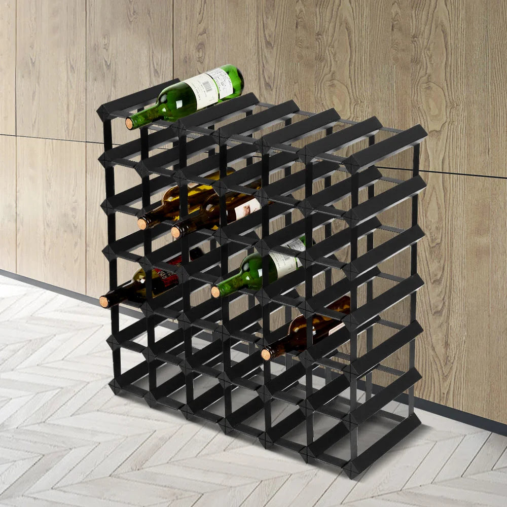 Wine Rack for 42 Bottles - Black