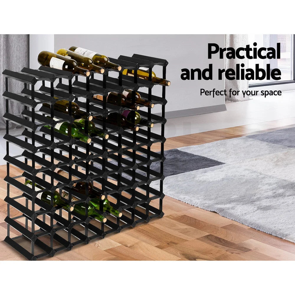 Wine Rack for 72 Bottles - Black