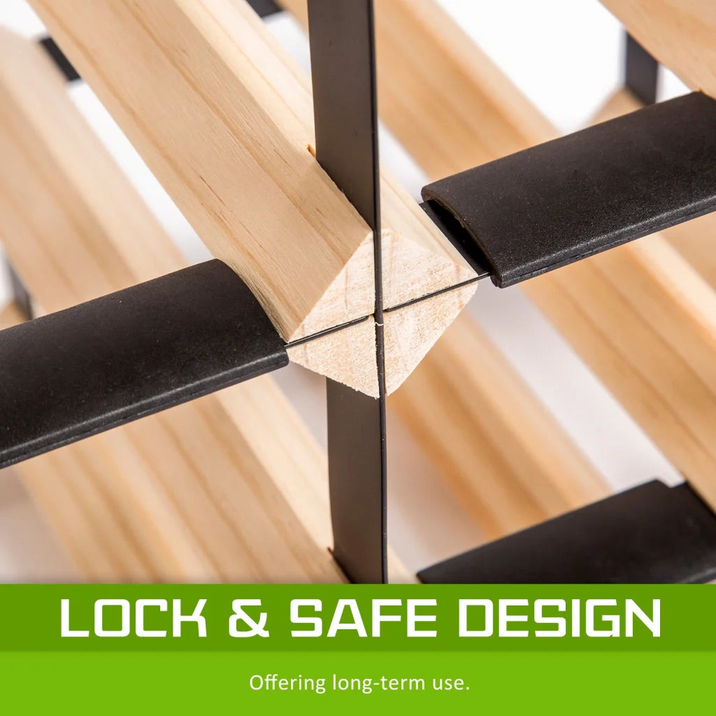 Wine Rack Storage 72 Bottle Timber