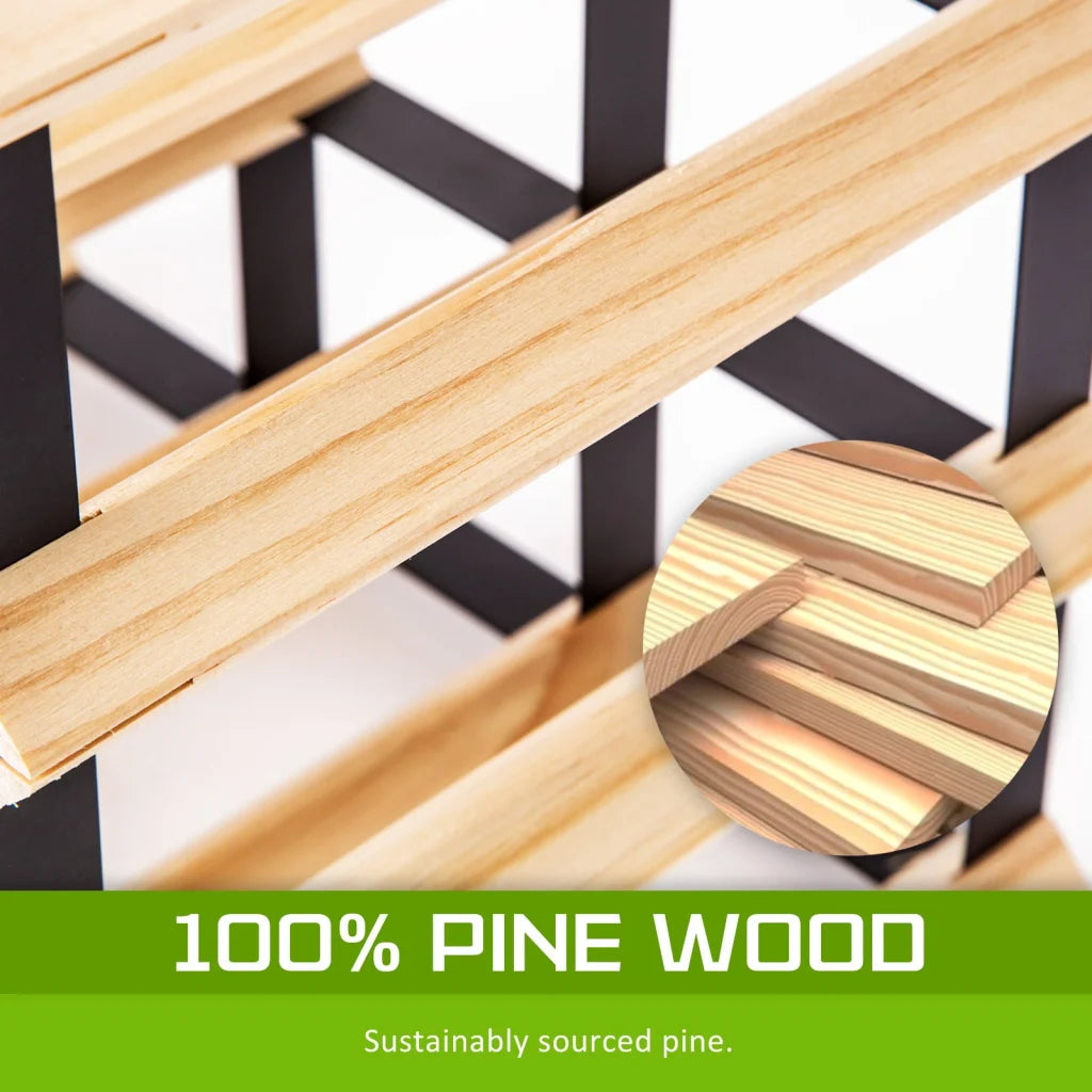 Wine Rack Storage 72 Bottle Timber