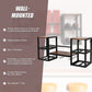 Wine Rack Wall Mounted 3 Stem Glass Holder Storage