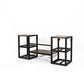 Wine Rack Wall Mounted 3 Stem Glass Holder Storage