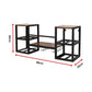 Wine Rack Wall Mounted 3 Stem Glass Holder Storage