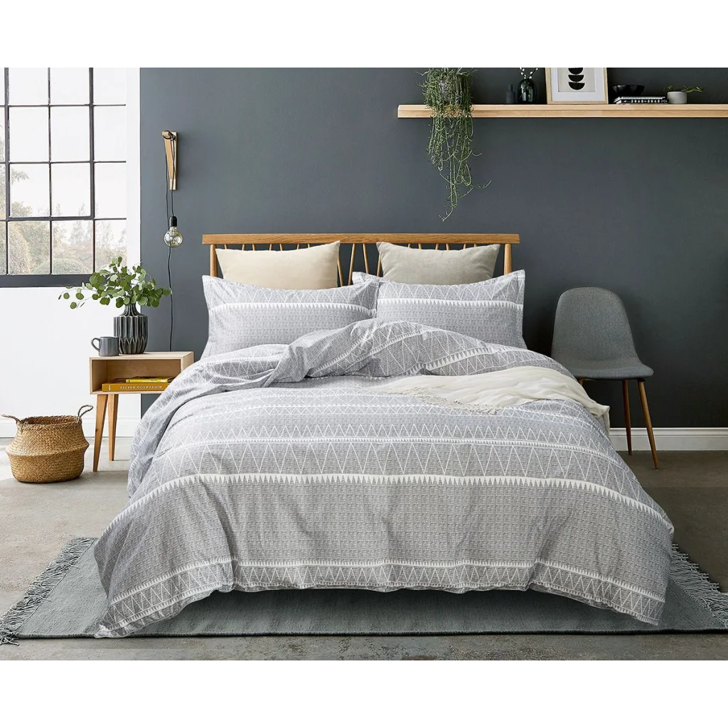 Winslow Duvet Quilt Cover Set Queen Size - Home & Garden