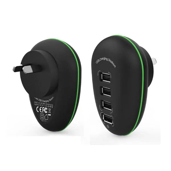 Winstars USB 4-Port Charging Station (WS-UH1041P) - Battery