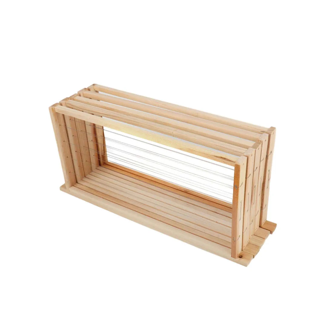 Wire Beehive Frames 20x Assembled Wood Steel Unwaxed Deep