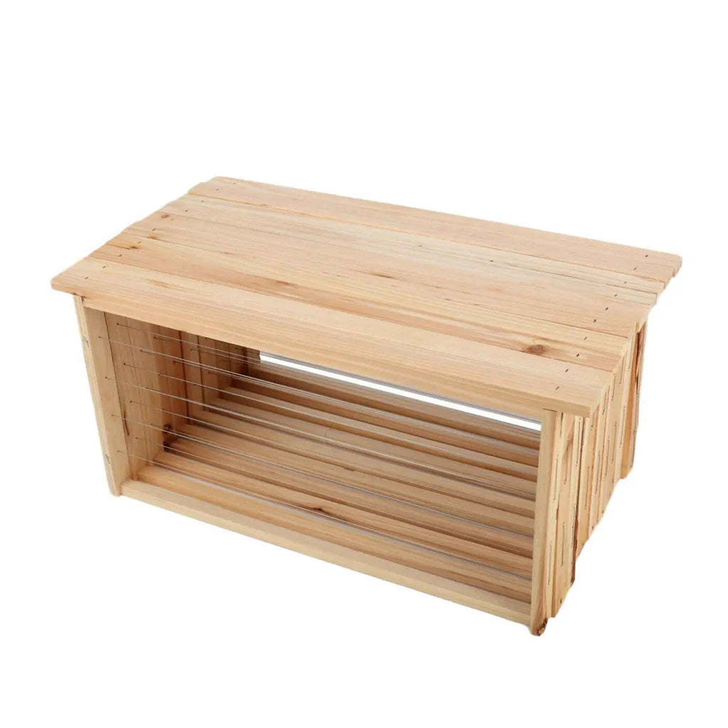 Wire Beehive Frames 20x Assembled Wood Steel Unwaxed Deep