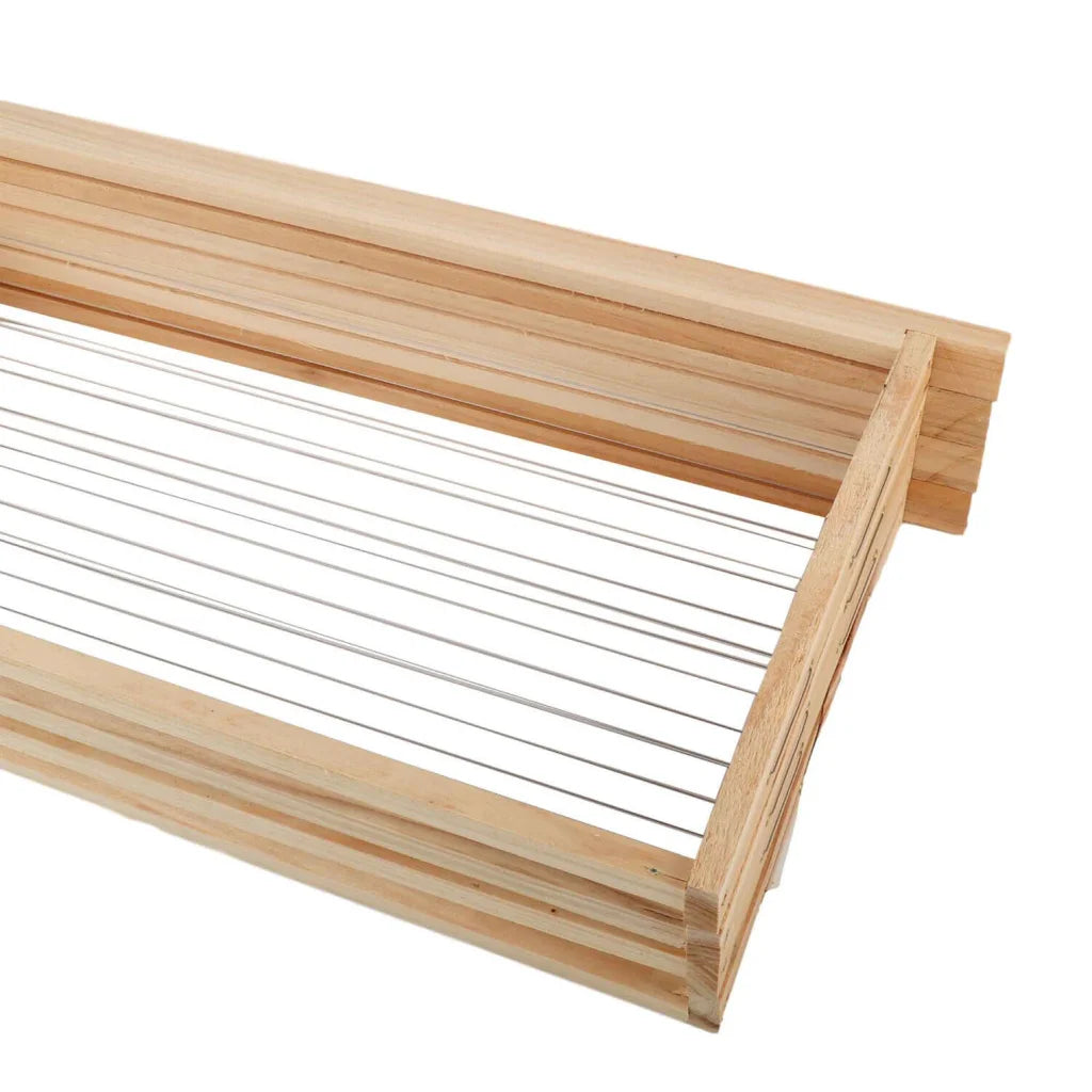 Wire Beehive Frames 20x Assembled Wood Steel Unwaxed Deep