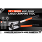 Wire Crimper Hand Tool 6-50 mm² Battery Lug Tube Crimping